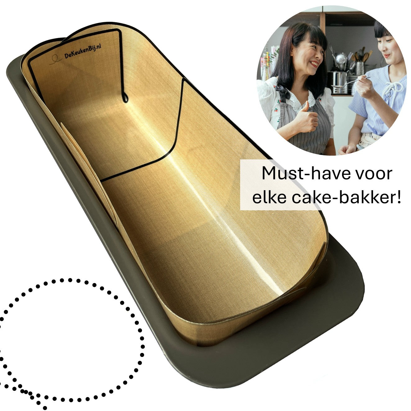 Herbruikbaar Bakpapier voor de Cakevorm van Verstevigd Siliconen – 18-31 x 8-12 cm Bakmat