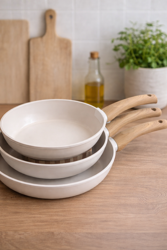 Duurzame producten in de keuken zoals pfas vrije koekenpannen