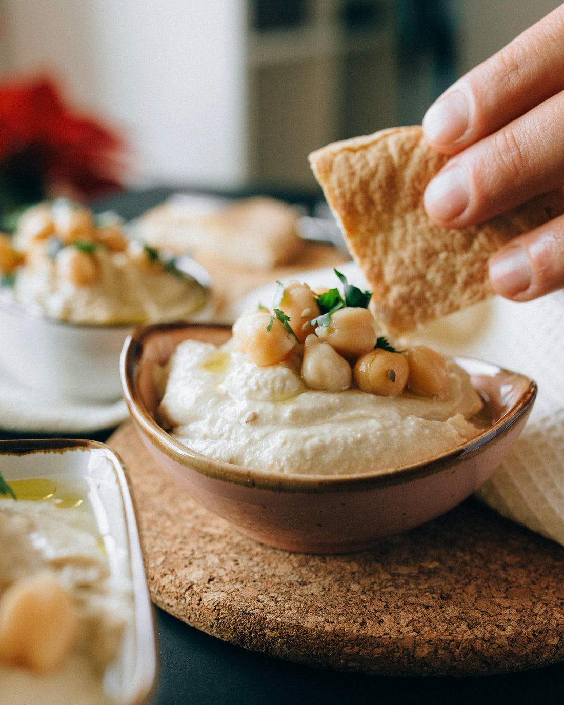 Zelfgemaakte hummus recept voor thuis