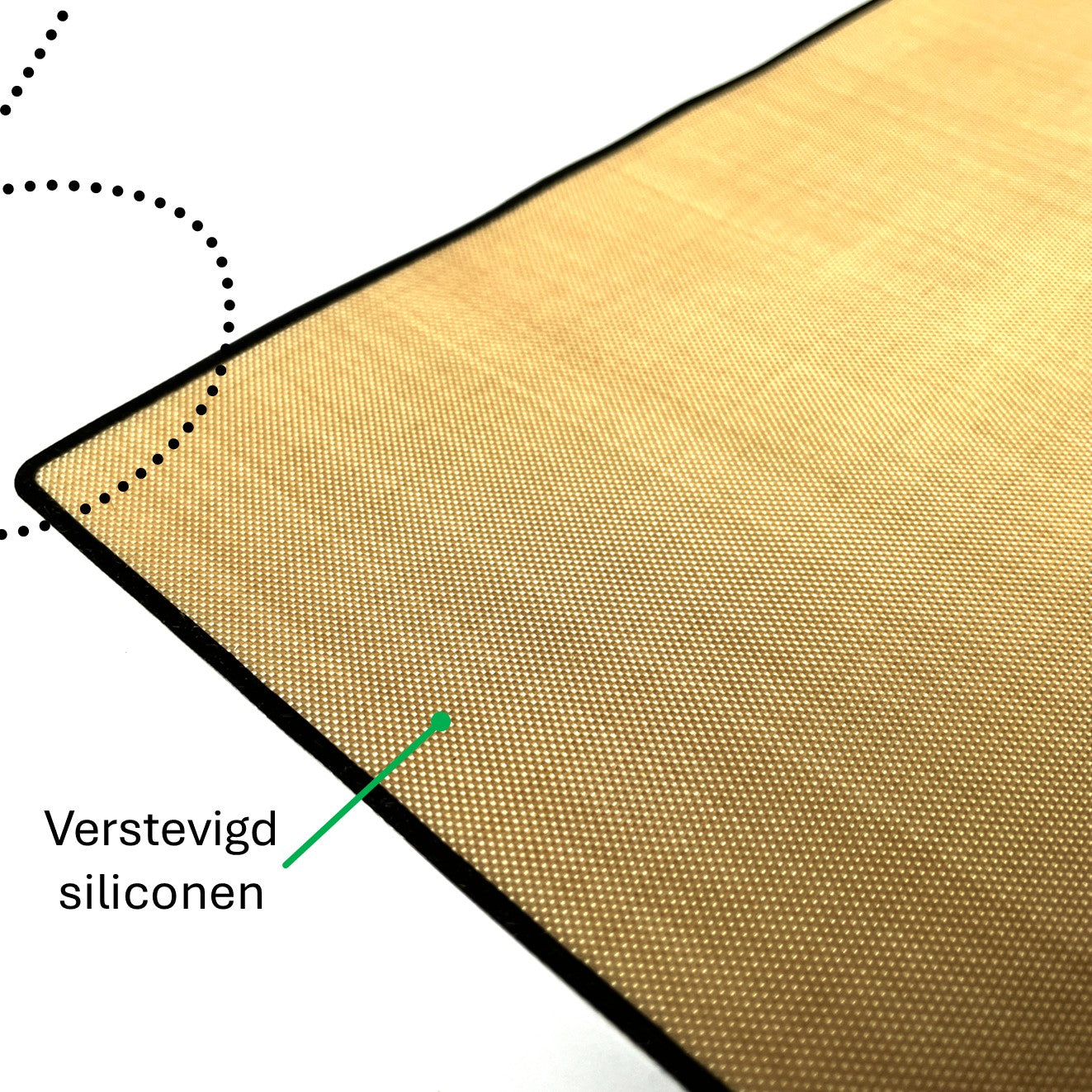 Herbruikbaar Bakpapier voor de Oven van Verstevigd Siliconen – 42 x 35 cm Bakmat