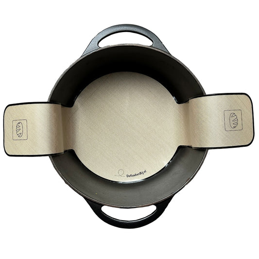 De KeukenBij Herbruikbare Broodmat Siliconen – Voor Zuurdesembrood & Dutch Oven – Anti-aanbak – BPA- en PFAS-vrij – Duurzaam Alternatief